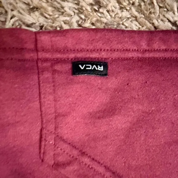 Rvca burgundy crop pullover w - Image 2
