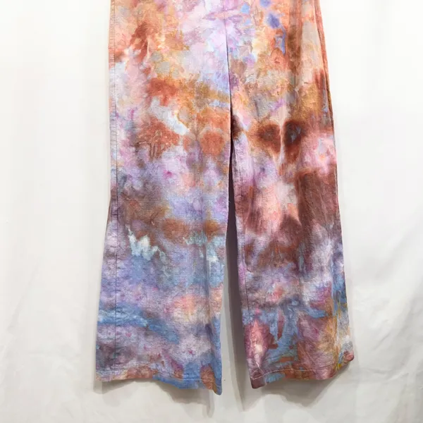 Princess Polly Size 0 Jumpsuit Handmade Tie‎ Dye One Shoulder Wide Leg 988 - Image 4