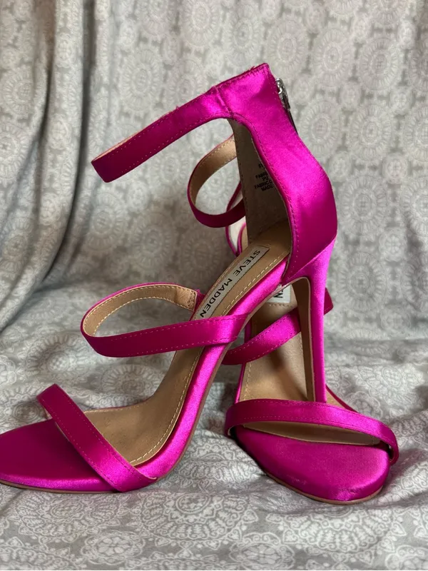 Steve Madden Women's Pink heels- 5.5M - Image 7