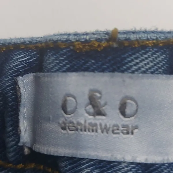 O&O Denimwear Denim Skort Size L Boho Festival Classic Casual Costal Cowgirl - Image 7