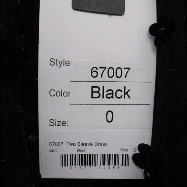 Mac Duggal Embellished Illusion Fit & Flare Dress 67007 Black - Image 16