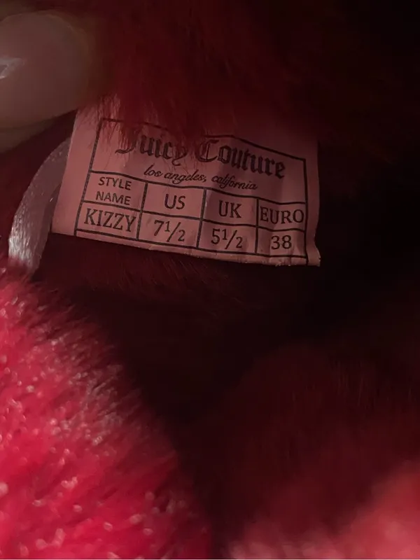 New 🎉 Juicy Couture Women's Cozy Faux-Fur Winter Boots Red Size 7 1/2 - Image 10