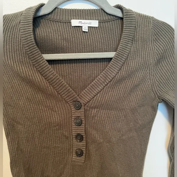 Madewell Henley Sweater - Image 3