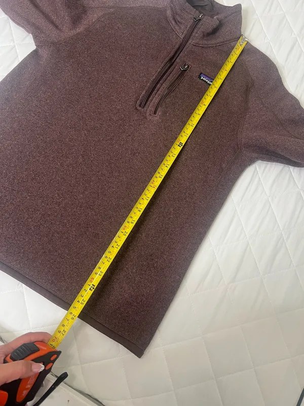 Patagonia Better Sweater 1/4 Zip Pullover Mens Brown Fleece Casual Outdoor Size M - Image 6