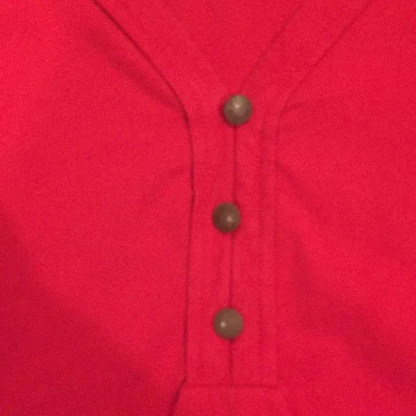 Kim Rogers  red Henley - Image 2