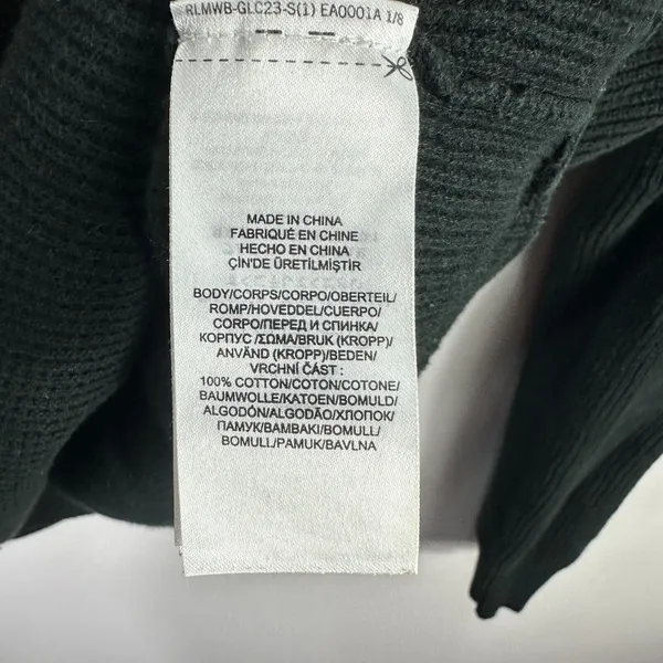 Ralph Lauren Cowl Neck Sweater Black Small Quiet‎ Luxury Minimalist Clean Girl - Image 6