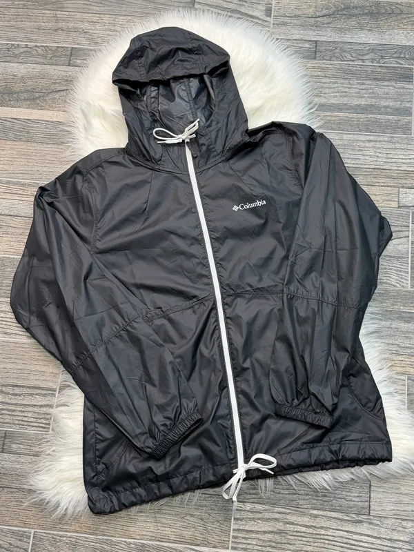 Columbia Women’s Black Windbreaker Jacket Size Medium - Image 6