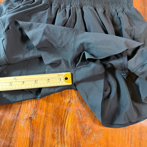 Lululemon Court Rival High-Rise Skirt Black XXS LW7DENS Tennis Skort - Image 5