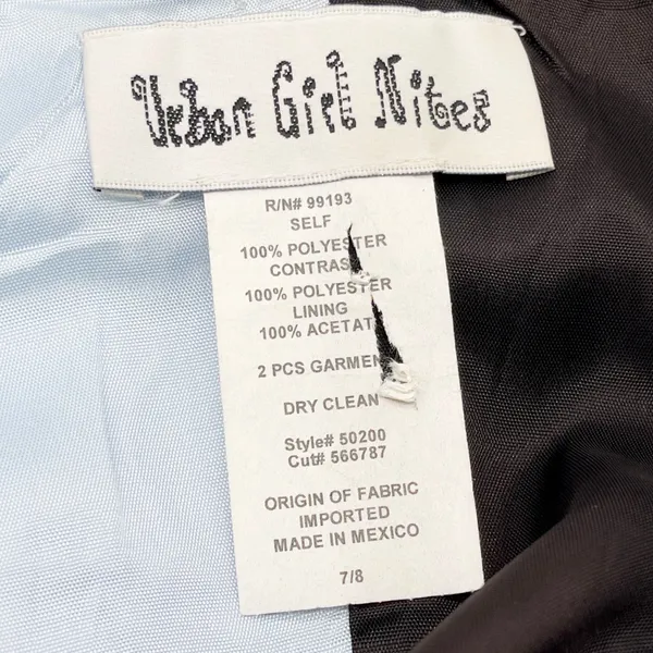 Vtg Urban Girl Nites Gown Dress Womens 7/8 Lace Up‎ Y2K Regency Prom Fairy Tale - Image 9