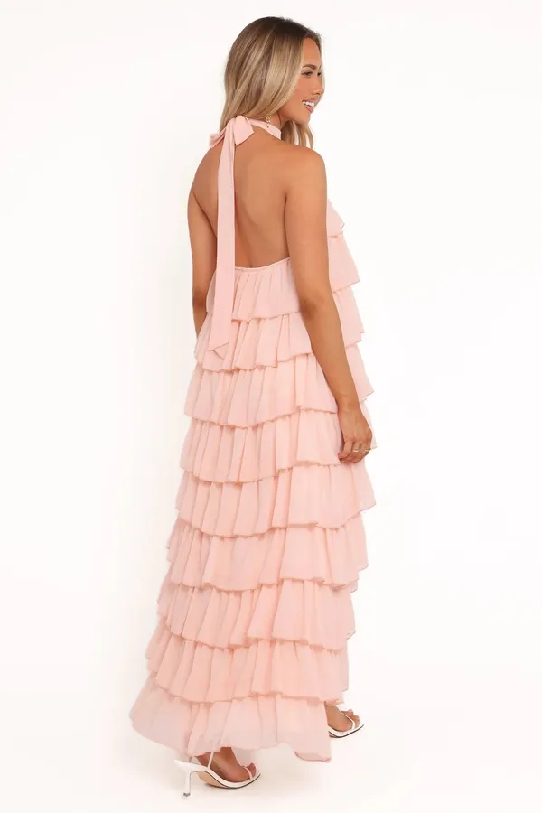 Petal & Pup pink maxi ruffle dress - Image 2