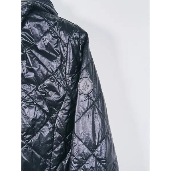 Abercrombie & Fitch Lightweight Hooded Puffer Jacket Womens S Black Packable - Image 7