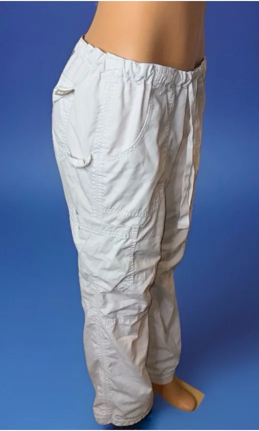 White cargo pants Size M - Image 2