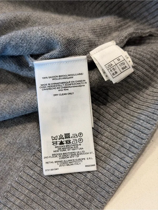 Brooks Brothers‎ Saxxon Wool Cardigan - Image 5
