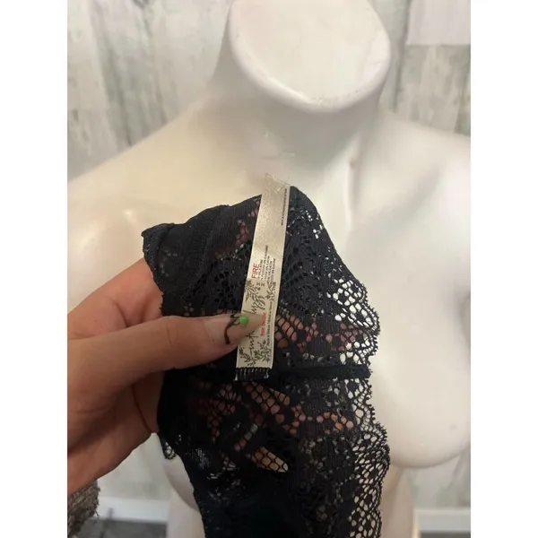 Black laced top Black Size M - Image 3