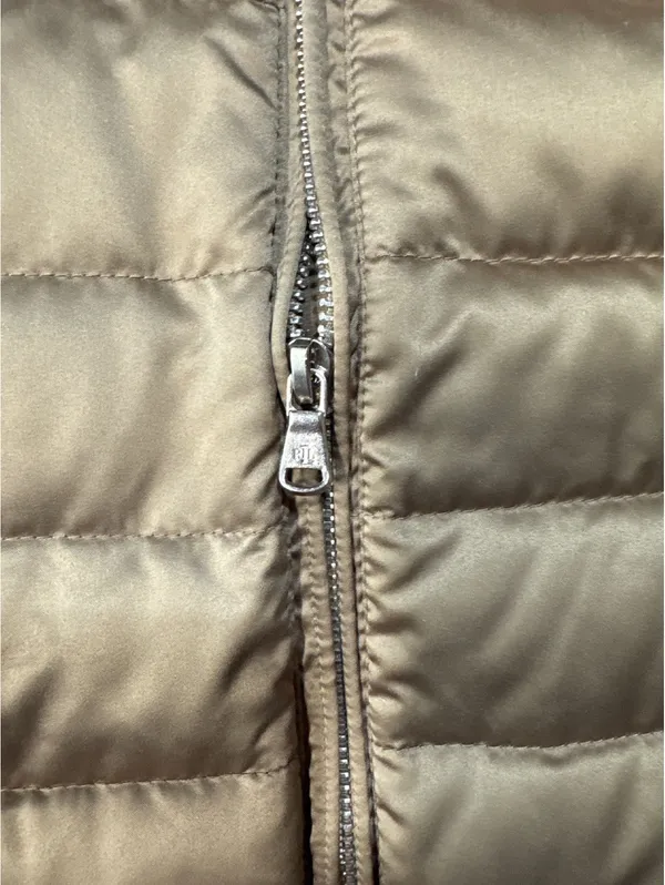 Lauren Ralph Lauren Women's 3X Puffer Vest Down Feather Brown Earthy Funnel Neck - Image 7