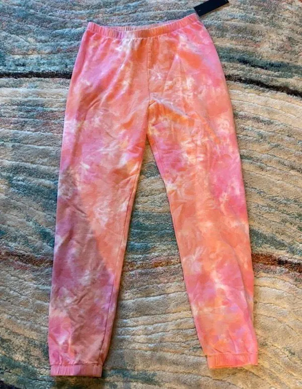 Pink Tie Dye Lounge Top & jogger set. S - Image 6