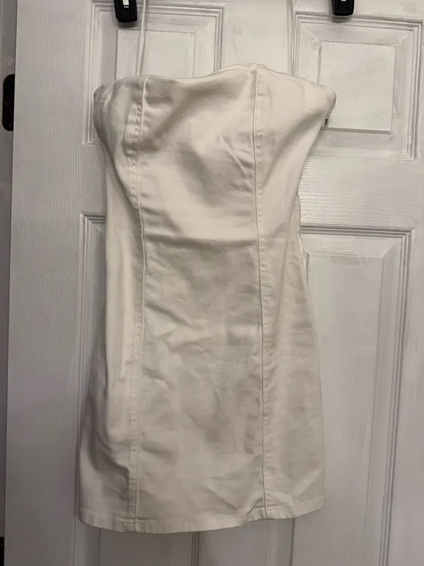 GB White Halter Dress - Image 2