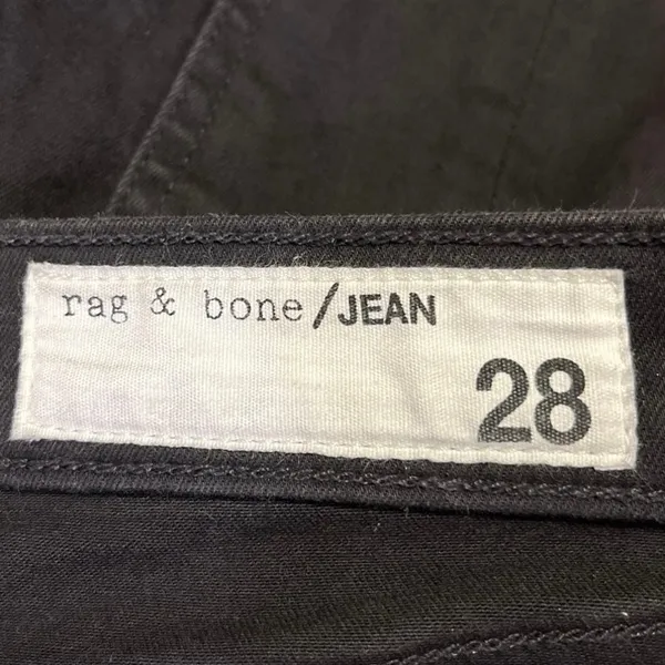 Rag & Bone Women's Black High Rise Ankle Stretch Casual Denim Skinny Jeans Sz 28 - Image 4
