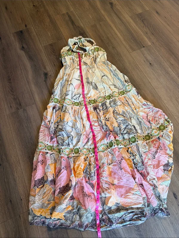 Anthropologie Square Neck Floral Maxi Dress - Image 10