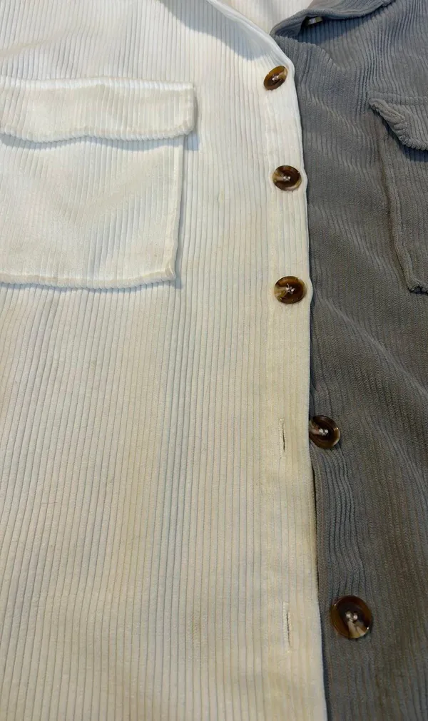 Multicolor Button Down Tan Size M - Image 2