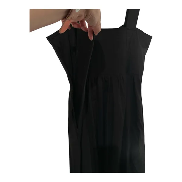 NWT A.L.C. Lilah II Cotton Midi Dress Black - Size 4 (Original Price $495) - Image 10