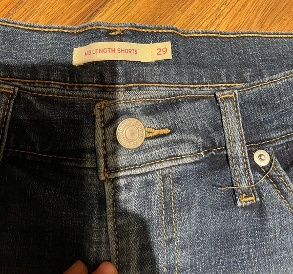 Levi's Distressed Jean Shorts - Image 3