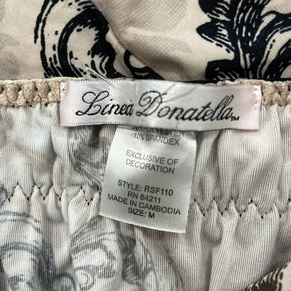 Linea Donatella Flora Slip Dress Lingerie Size M - Image 2
