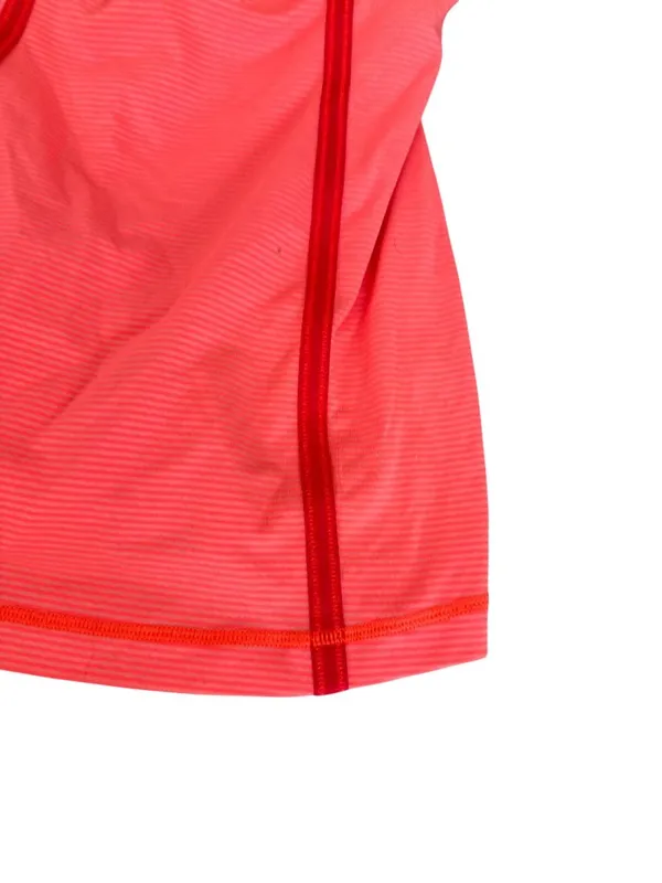 LULULEMON Orange Seamed Workout Tank Top Size US 4 - Image 4