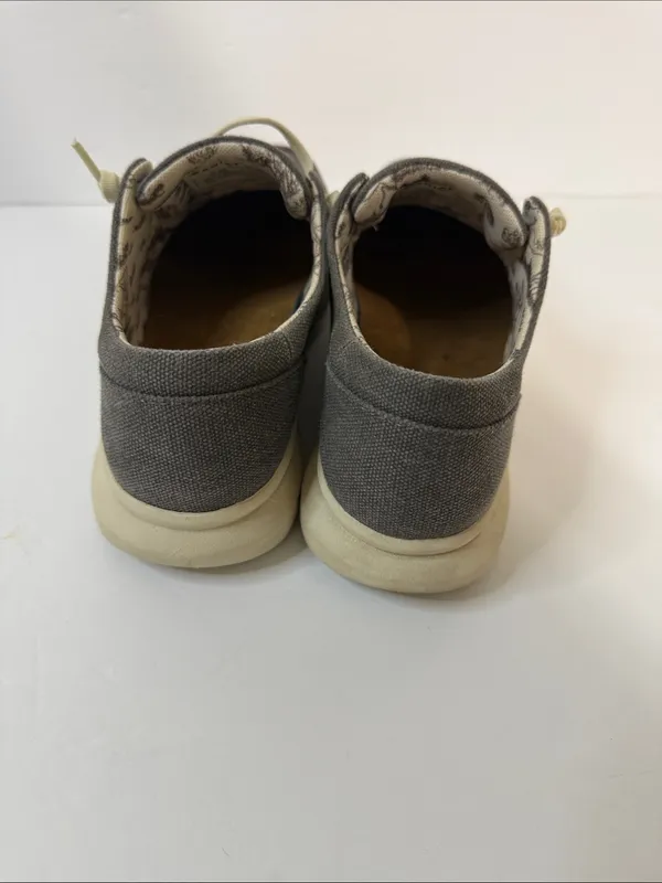 Ariat Charcoal Canvas Slip-On Sneakers with Cream Accents - Image 5
