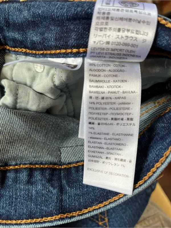 Levi's Ribcage Straight Blue Jeans - Image 11
