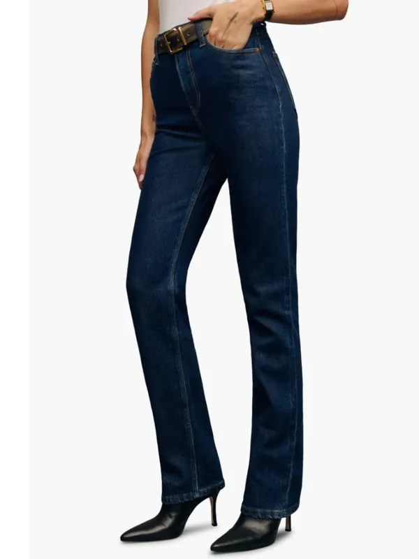 NWT $178 Reformation Jax High Waist Straight Leg Jeans 28, SENECA - Image 4