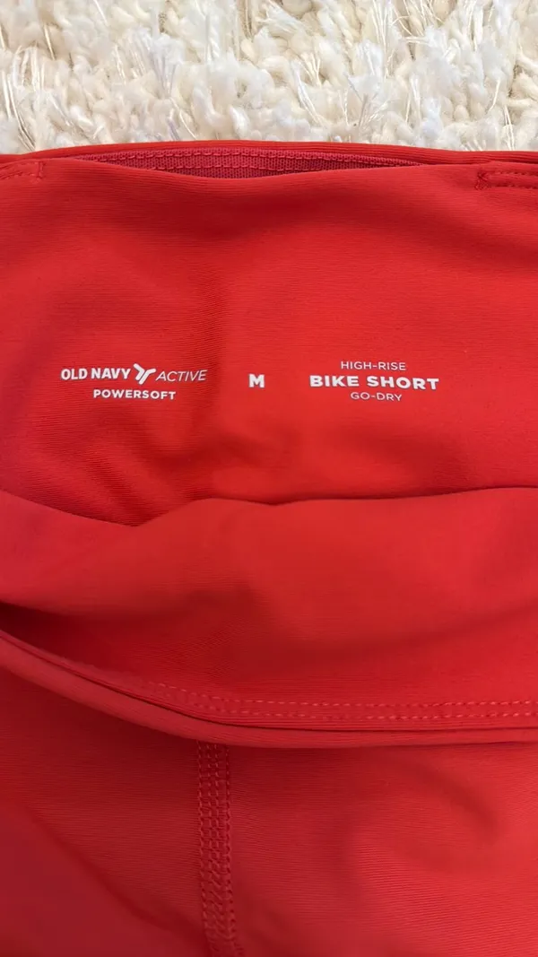 Old Navy Red biker short - Image 3