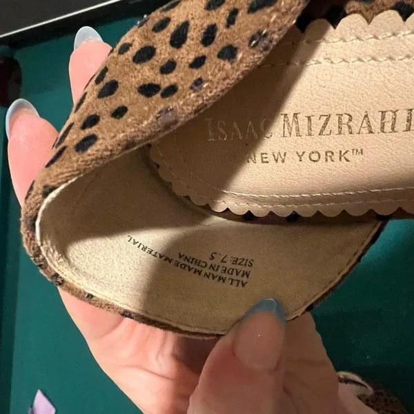 Isaac Mizrahi Brown Polka Dot Flats - Image 2