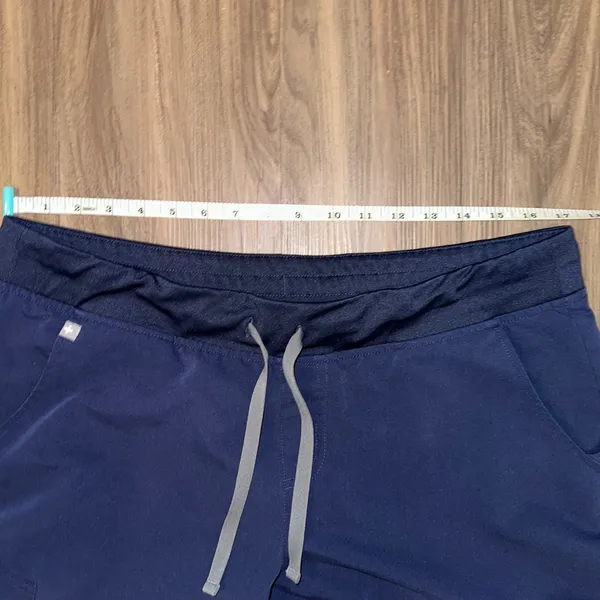 FIGS Zamora Technical Collection Navy Blue Jogger Scrub Pants Women's XL Petite‎ - Image 7