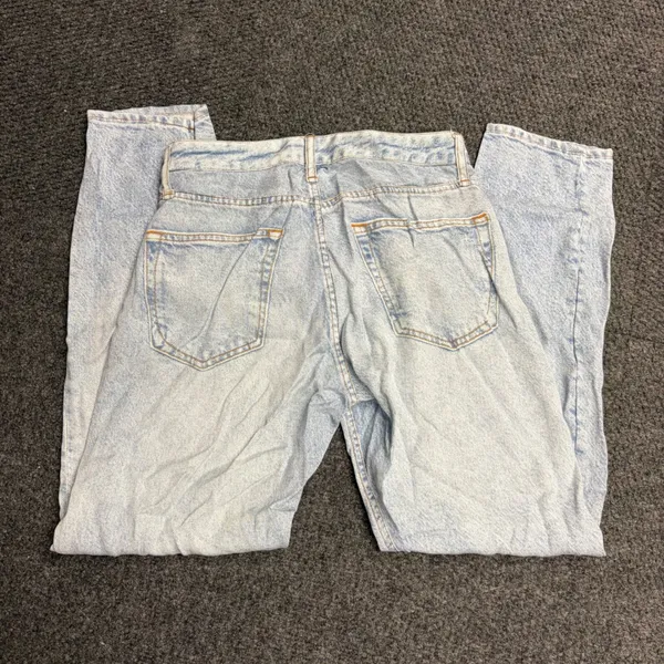 Rag & Bone Light Acid Wash Tencel Straight Leg Jeans Blue Size 24 High Rise - Image 5