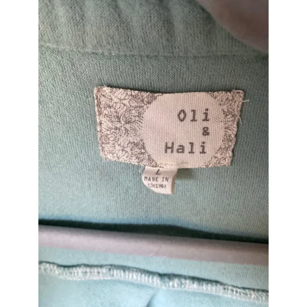 Oli & Hali Distressed Fleece Shacket L Soft Girl Coastal Lumberjane Quiet Luxury - Image 9