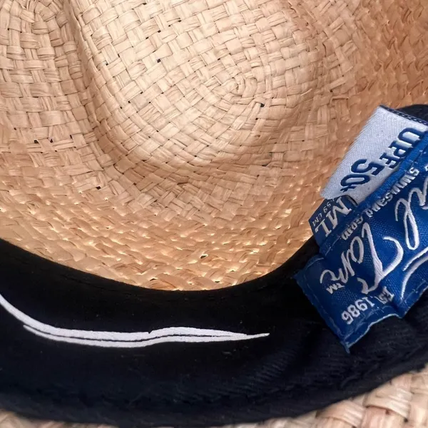 New w/tag Tidal Tom Straw Cowboy Hat, M/L - Image 8