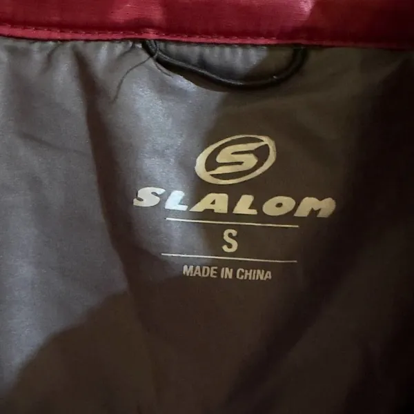 Vintage Slalom Quilted Lightweight Puffer Jacket Size Small Red - Image 4