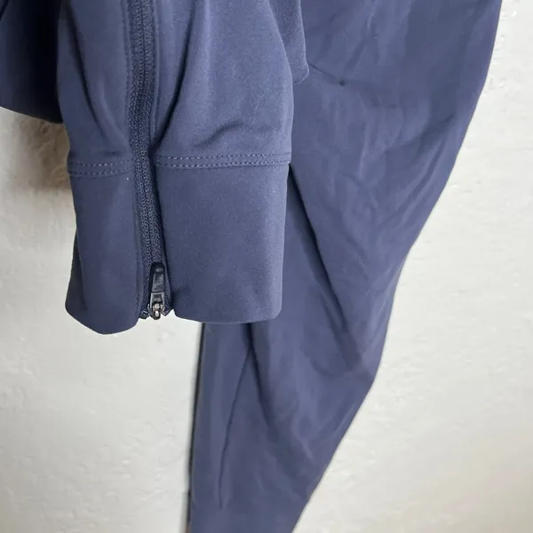 Nike Thermal Jogger‎ Pants Athleisure Cozy Essential Women Gray Purple Medium - Image 4
