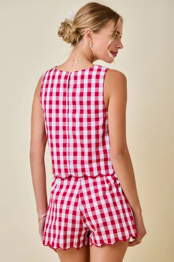 Boutique Gingham Top - Image 4