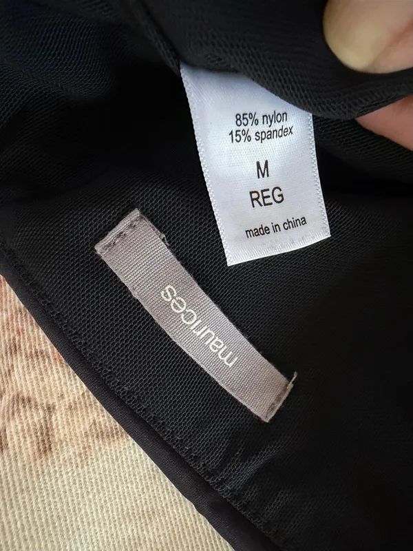 Maurices Black Everflex High Rise Pull On Flare Pants Size M Medium Regular - Image 9