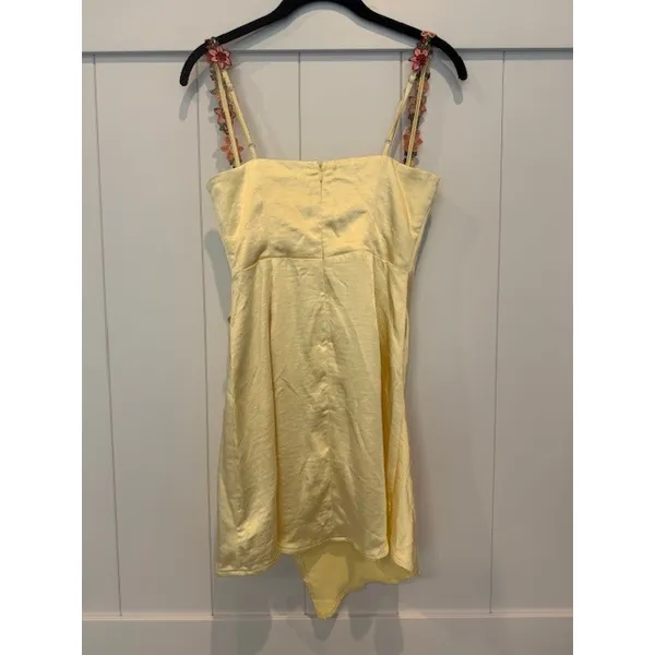 Here Comes The Sun Lemon Floral Mini Dress US XS Australian 6‎ Party - Image 6