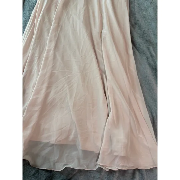 After Six High Neck Halter Backless Maxi Dress Cameo 1545 Size 10R‎ NWT Glam - Image 10