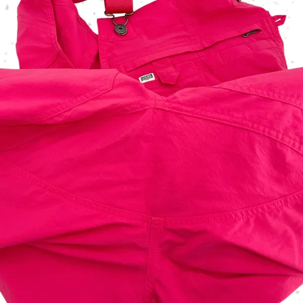 Duluth Trading Hot Pink Shortalls Heirloom Gardening Overall Work Shorts Size S - Image 6