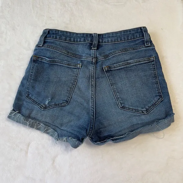 Abercrombie & Fitch Blue High Rise Shorts 0 25 women - Image 4