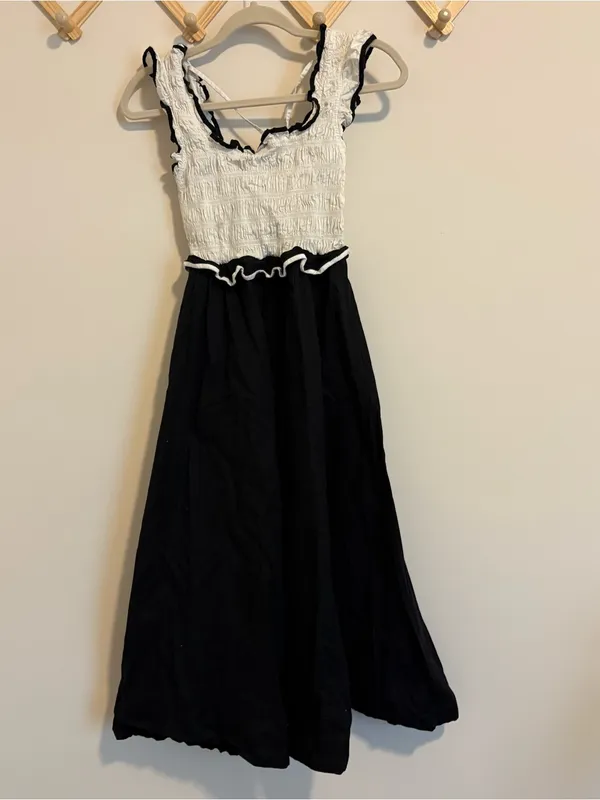 Free People Tovi Smocked Midi Dress size XS - Image 3