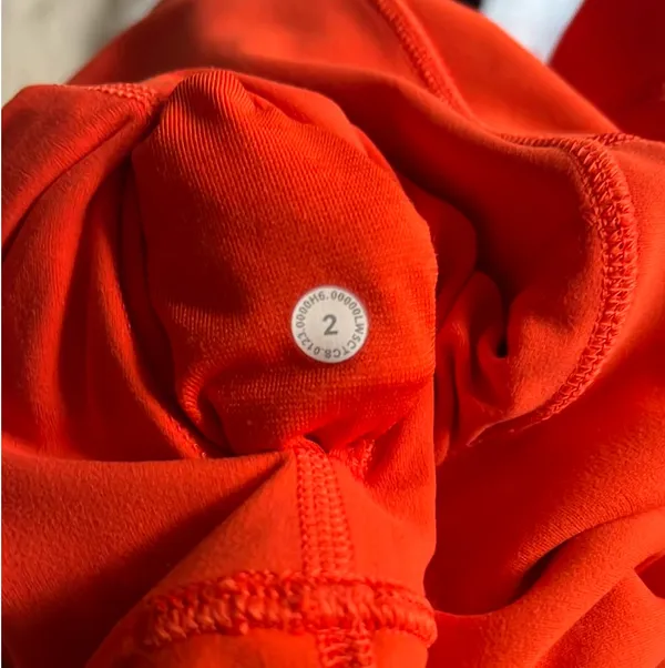 Orange Align Lululemon Leggings - Image 4