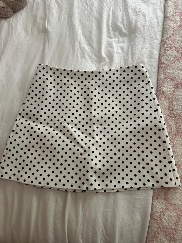 ZARA Polka Dot Mini Skirt - Image 3