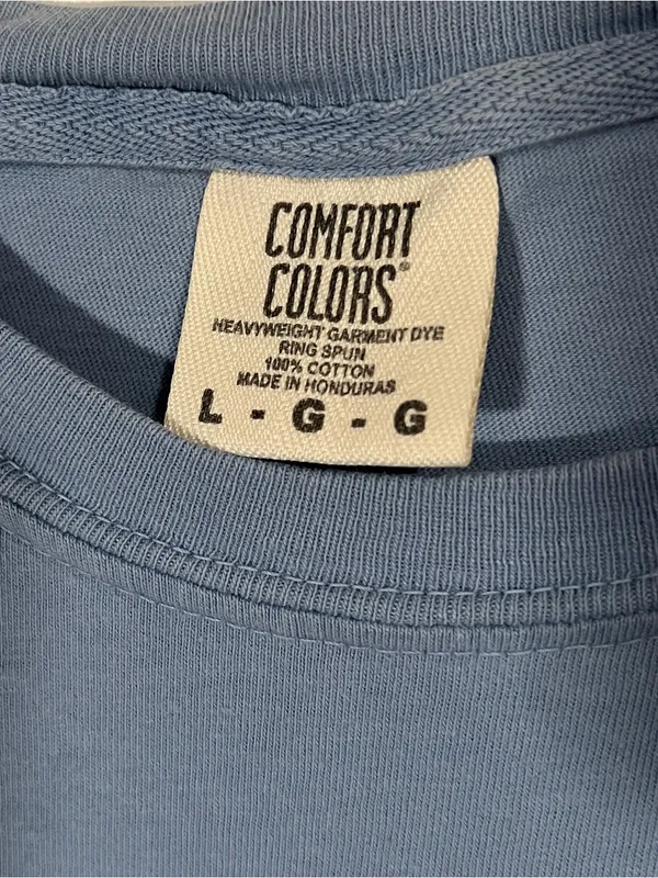 Comfort Colors T-shirt Light Blue “You Are Loved Beyond Measure” Size Large - Image 2