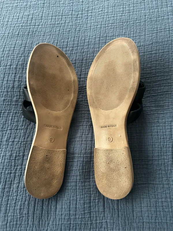 Black Steve Madden Sandals Leather - Image 3